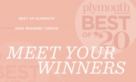 A graphic announcing the Plymouth Magazine Best of Plymouth 2020 winners.