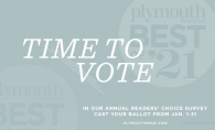 A graphic announcing the Best of Plymouth 2021 contest.