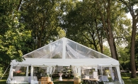 outdoor wedding tent