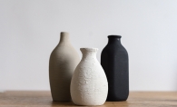 "terra cotta" vases made from baking powder and paint