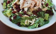 Cranberries grace more than mere side plates this month, like in this chicken salad from Doolittles.