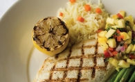 A sunny classic; red snapper dish.