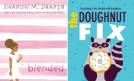 Book covers for Blended and The Doughnut Fix.