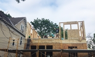 Volunteers from Mount Olivet Lutheran Church of Plymouth and Habitat for Humanity build a home in South Minneapolis.