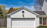 painted brick on exterior of house