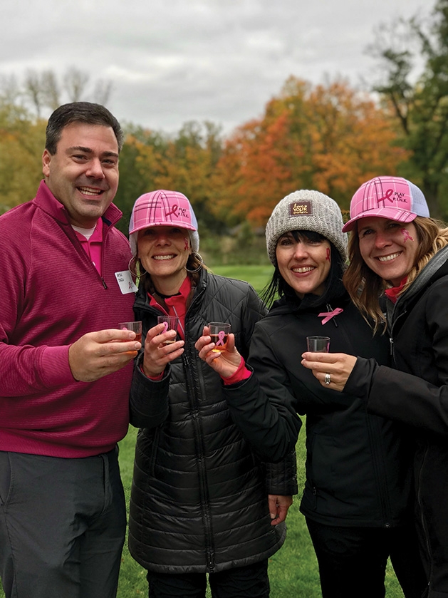 Aric Dols, Brandi Kanning, Michelle Bayer, Andrea Pierson  at Play for PINK