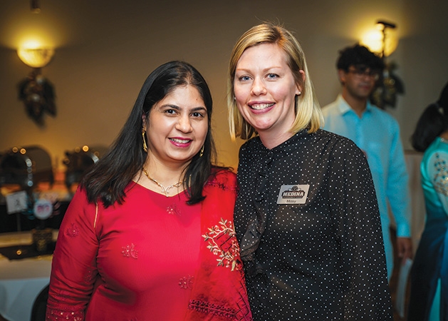  Sonia Puri and Missy Miller at the DilliHaart appreciation dinner