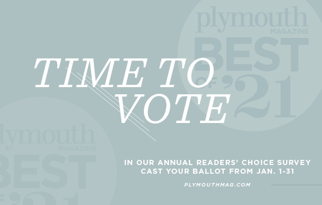 A graphic announcing the Best of Plymouth 2021 contest.