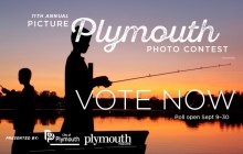 A graphic announcing voting for the 2020 Picture Plymouth photo contest.