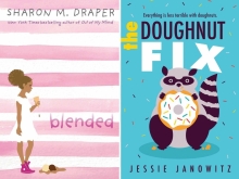 Book covers for Blended and The Doughnut Fix.