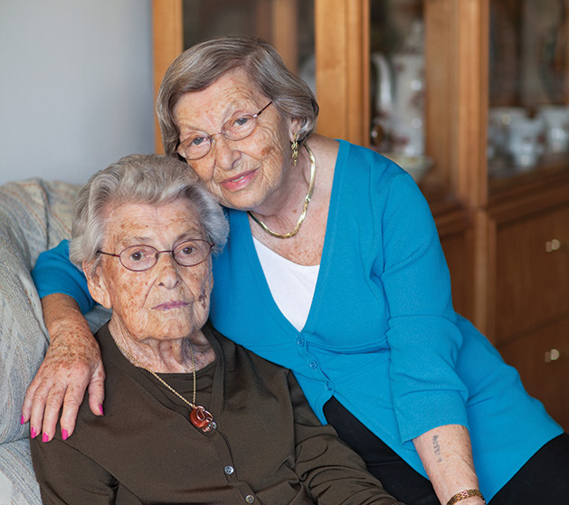Eva Gross and  Ella Weis are  just two of  the Holocaust survivors photographed for “Transfer of Memory.”