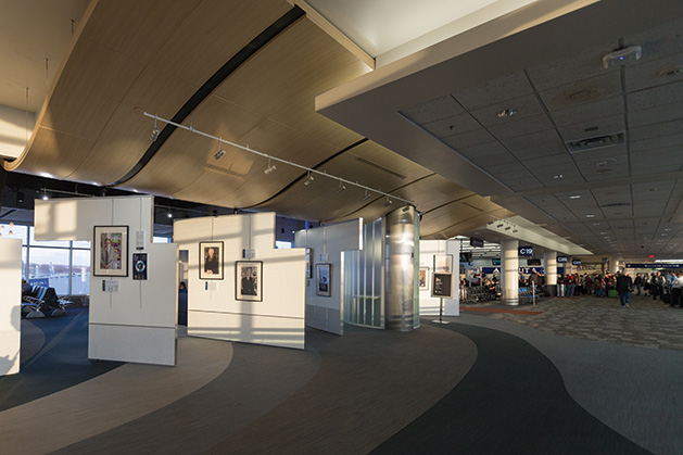 “Transfer of Memory” exhibit at the Minneapolis/St. Paul International  Airport.
